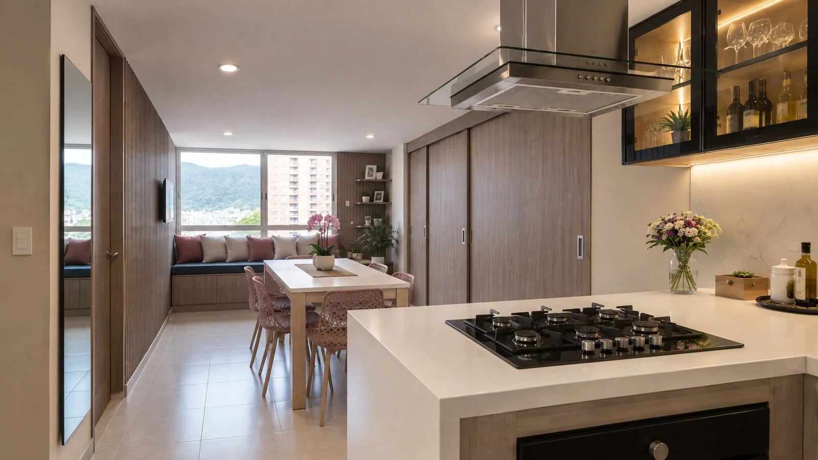 Después: apartamento remodelado y diseñado por Possible en Bogotá